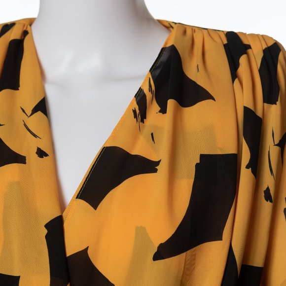 Vintage How Sweet It Is Dress, Yellow and Black Dress - Picture 4 of 8